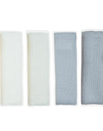 Babyjem Baby Muslin Cloth 4-Pack Grey - Soft Multi-Purpose Cloth for Newborn Care Baby Muslin Cloth 4-Pack - Soft & Multi-Purpose for Newborns baby muslin cloth, muslin baby cloth, baby burp cloth, baby bib, soft baby cloth, multi-purpose baby cloth, newborn baby essentials, baby care, newborn care, gentle baby products, baby cloth, baby essentials