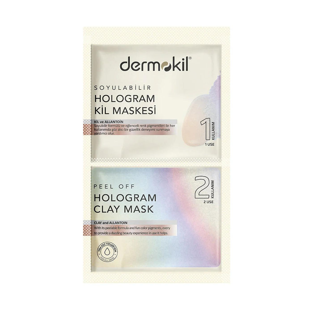 Dermokil Hologram Peel-Off Mask for Glowing Skin 2x75 ml