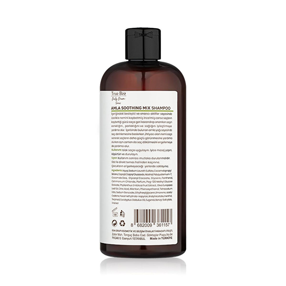 True Bee Amla Shampoo - Nourishing Hair Repair & Anti-Hair Loss, Strengthens Dry & Damaged Hair, Daily Soothing Shampoo, 13.5 fl oz True Bee Amla Shampoo: Hair Repair, Anti-Loss, Nourishing - 13.5 fl oz Amla shampoo, Hair repair shampoo, Shampoo for hair loss, Nourishing shampoo, Shampoo for dry hair, Strengthening Shampoo, Daily shampoo, Soothing shampoo, hair care, hair, shampoo, amla oil, dry hair, damaged hair, hair loss prevention, nourishing, repairing, strengthening, soothing, daily use, hair health,