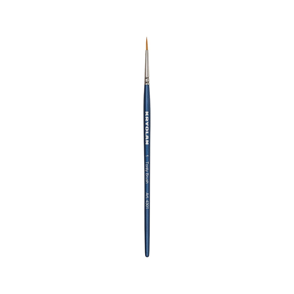 Kryolan Torey Round Fine Point Makeup Brush 1