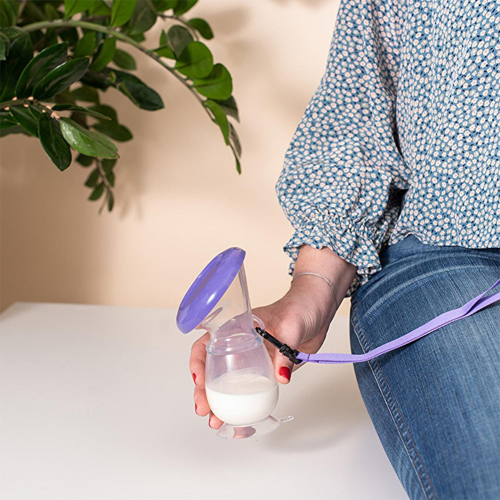 Lansinoh Silicone Breast Pump - Manual, Portable, and Easy-to-Use Breastfeeding Accessory for New Mothers - view 5