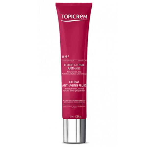 Topicrem Anti-Aging Facial Fluid - Hydrates, Firms & Brightens Normal to Combination Skin - Face Serum