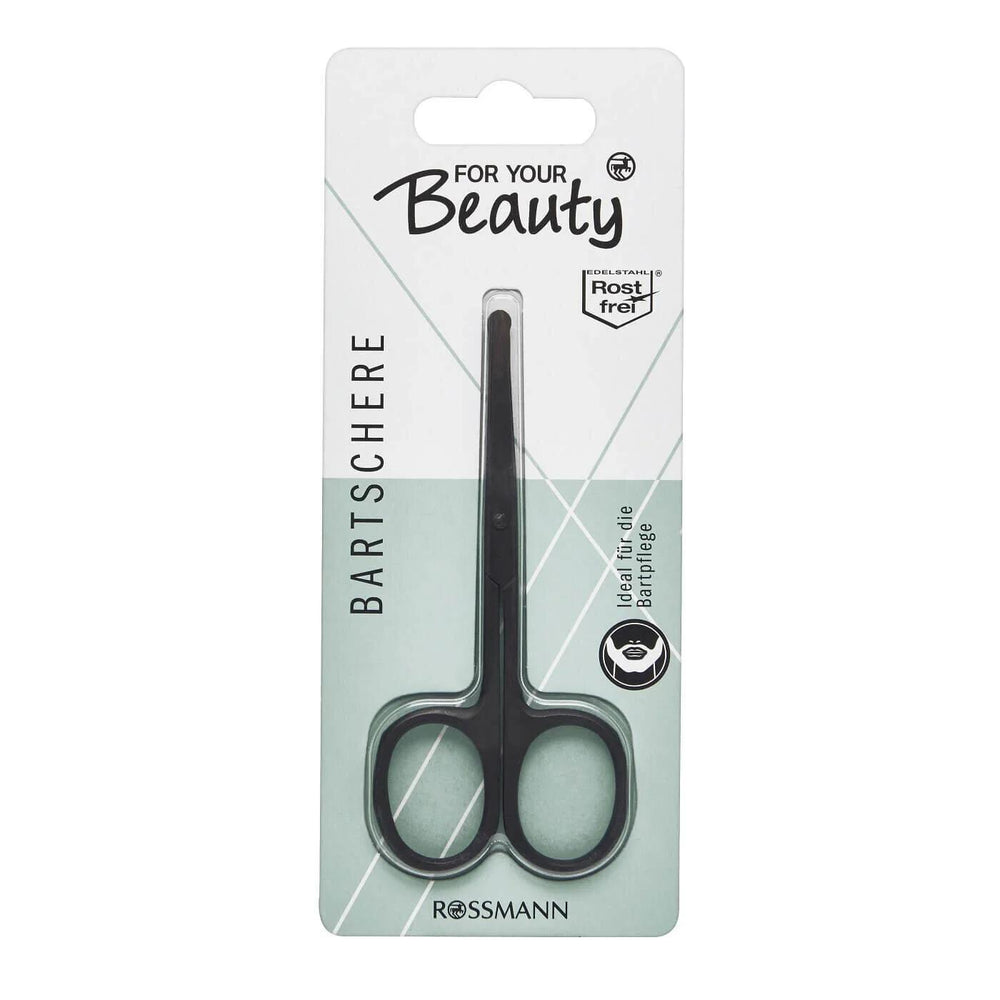 For Your Beauty Nose & Beard Scissors with Rounded Tips, 1 pc