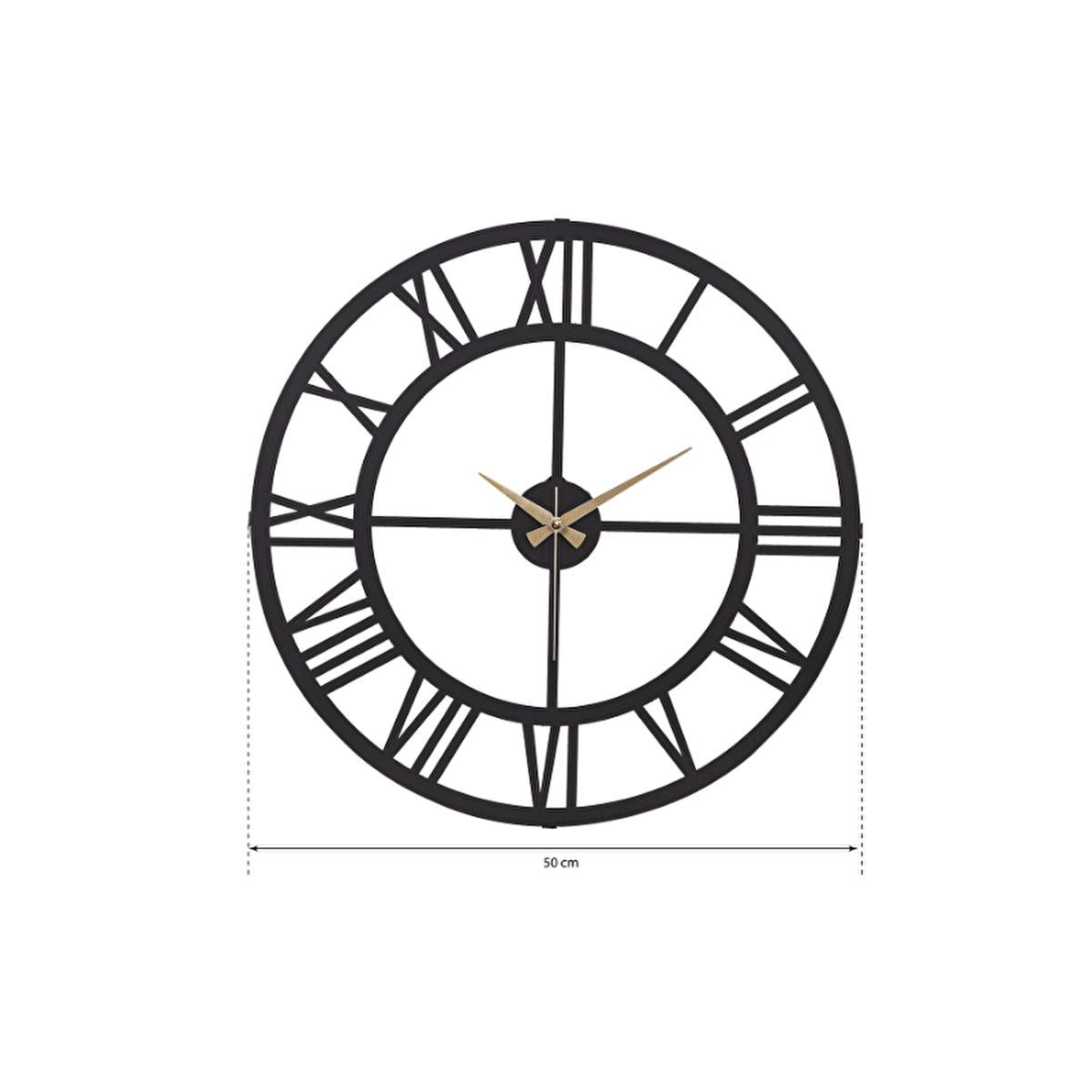 Muyika 50x50cm Modern Metal Wall Clock - Silent Sweep Mechanism, Decorative Home Accent Muyika Modern Metal Wall Clock - Silent & Stylish wall clock, metal wall clock, silent wall clock, modern home decor, large wall clock, home accents, decorative wall clock, metal decor, silent sweep mechanism, 50x50cm wall clock