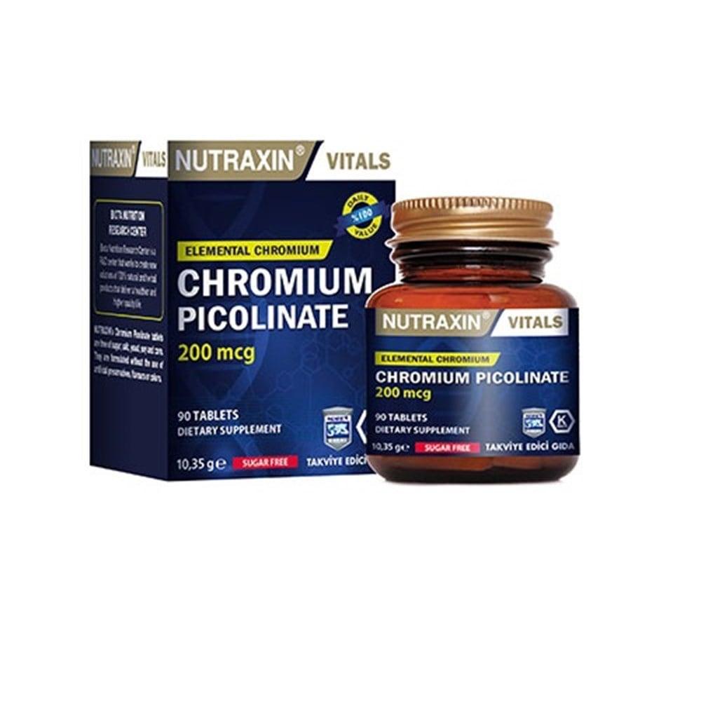 Nutraxin Chromium Picolinate 200 mcg 90 Tablets - image 5