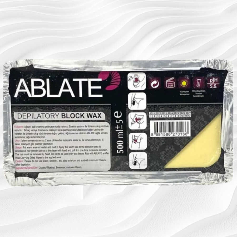 Ablate Natural Hard Wax for Smooth Skin 500 ml