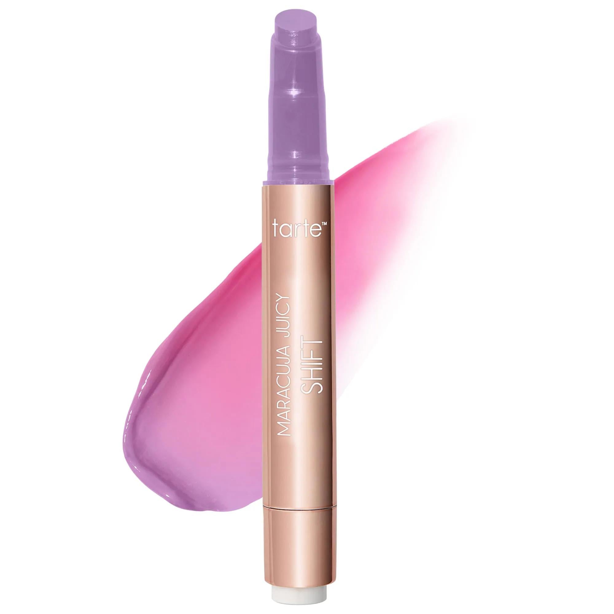 Tarte Maracuja Juicy Lip Plump Shift: pH Color Changing, Hydrating Lip Balm &amp; Plumper with Hyaluronic Acid &amp; Maracuja Oil Tarte Lip Plump Shift: pH Color Changing, Hydrating Lip Balm maracuja juicy lip plump shift, pH color changing lip balm, plumping lip gloss, hyaluronic acid lip treatment, vegan lip balm, gluten-free lip gloss, hydrating lip plumper, tarte lip balm, color shift lip balm, maracuja oil lip balm, lip balm, lip plumper, hydrating lip balm, vegan beauty, gluten-free beauty, pH color changing,