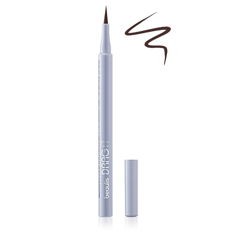 Beaulis Drag It Felt-Tip Eyeliner 196 Brown for Precise Lines