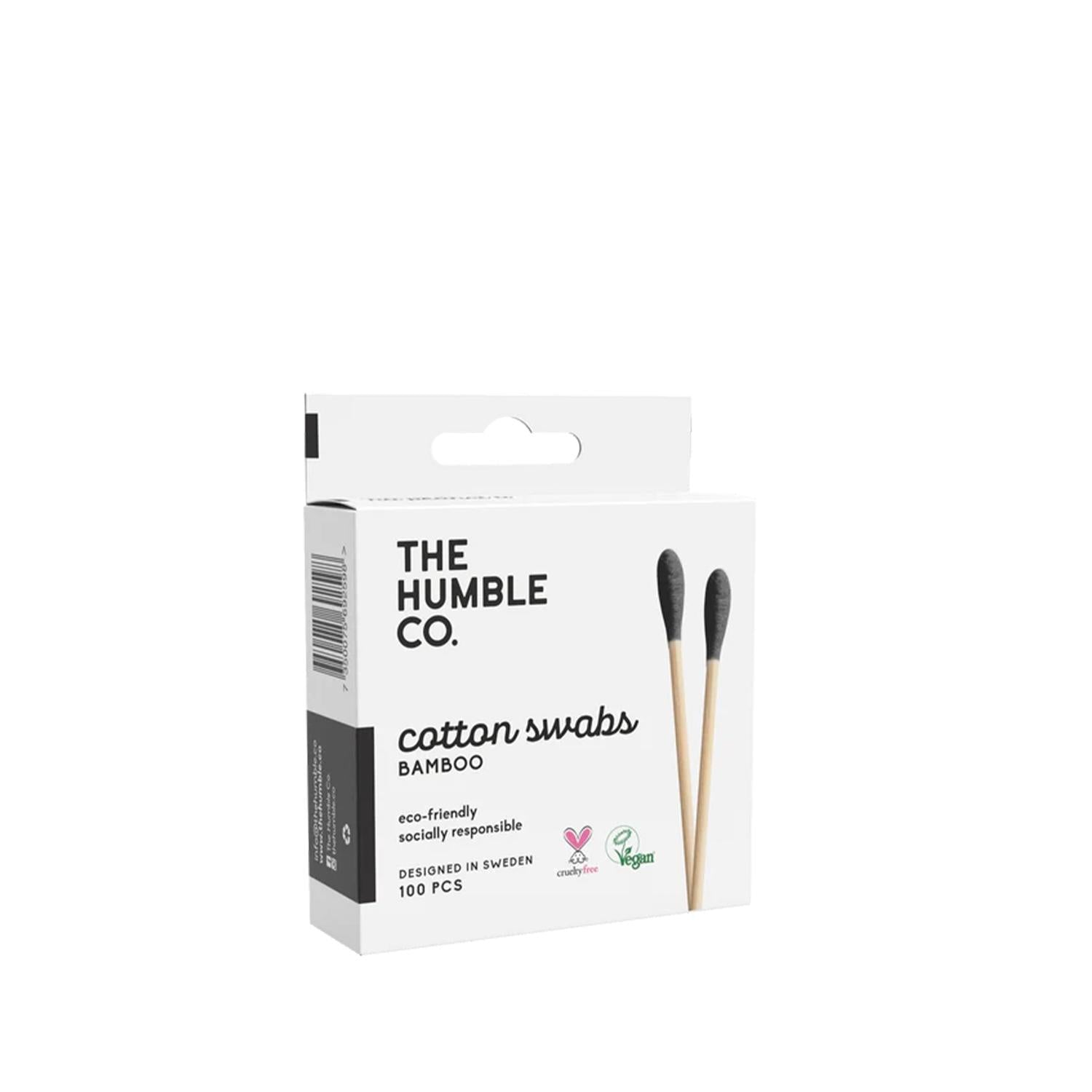 The Humble Co Black Cotton Swabs for Ear Cleaning - Pack of 100, Personal Hygiene Essentials The Humble Co Black Cotton Swabs - 100 Pack Cotton Swabs, Ear Cleaning Swabs, The Humble Co, Black Cotton Swabs, Personal Hygiene Products, Hygiene Essentials, Ear Care, Cotton Buds, Personal Care, Health and Hygiene, Beauty Essentials