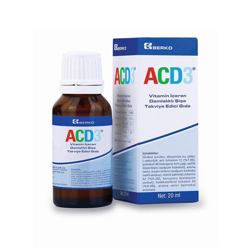 AC D3 Vitamin Drop 20ml - Immune Support | Dietary Supplement