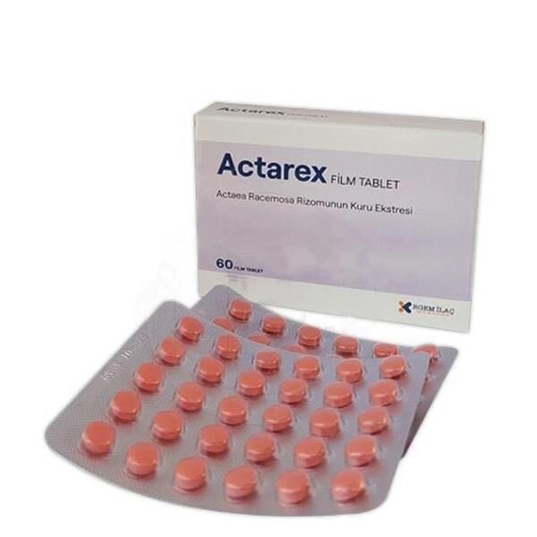 Rgem Ilac Actarex Black Cohosh Extract 2.8mg 60 Tablets