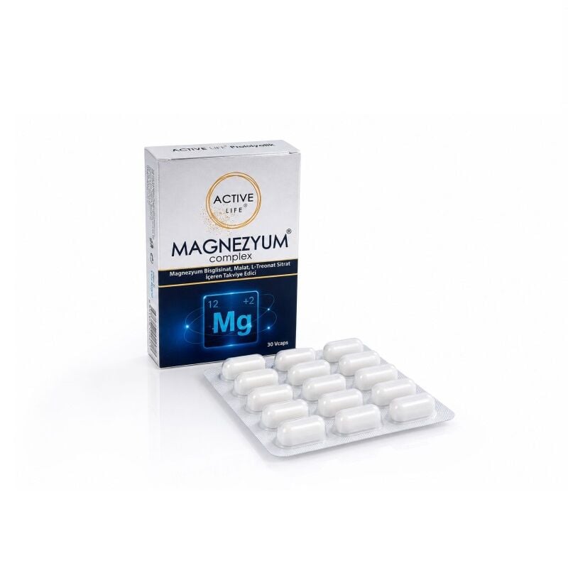 Active Life Magnesium Complex Dietary Supplement 30 Capsules