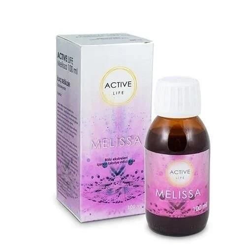 Active Life Melissa Liquid Herbal Syrup for Relaxation 100 ml