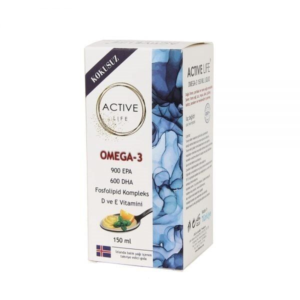Active Life Omega 3 Phospholipid Complex Liquid Supplement 150ml