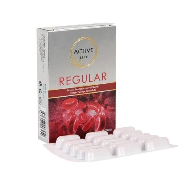 Active Life Regular B-Vitamin Complex & Betaine HCL 30 Capsules