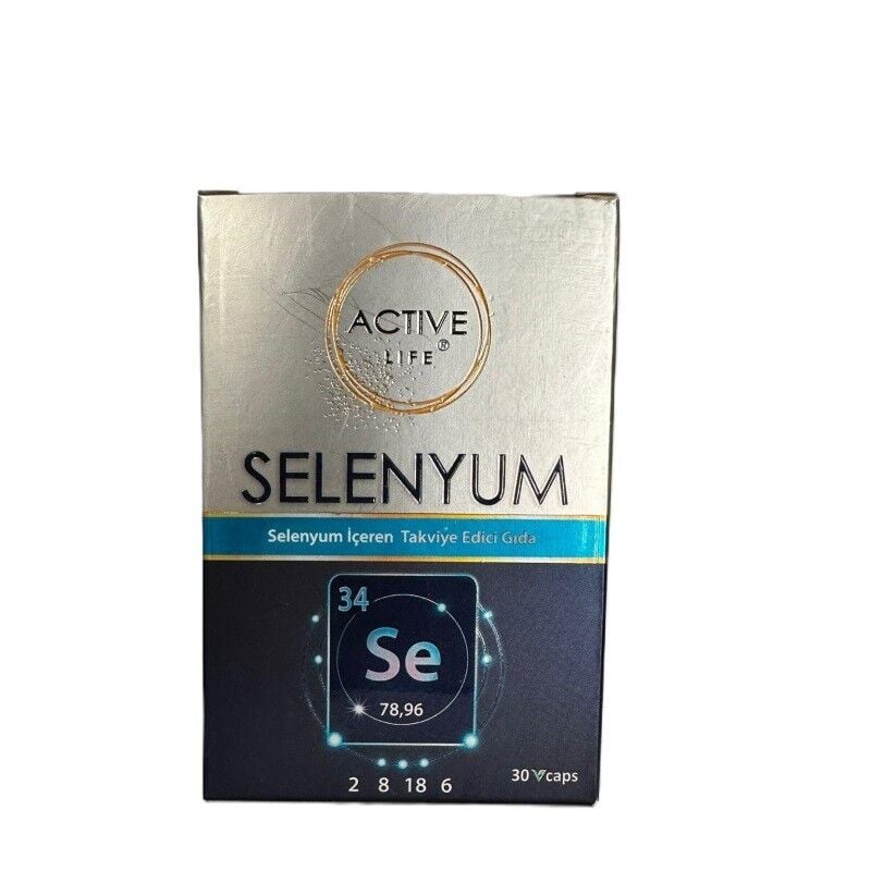 Active Life Selenium Dietary Supplement for Daily Support 30 Capsules