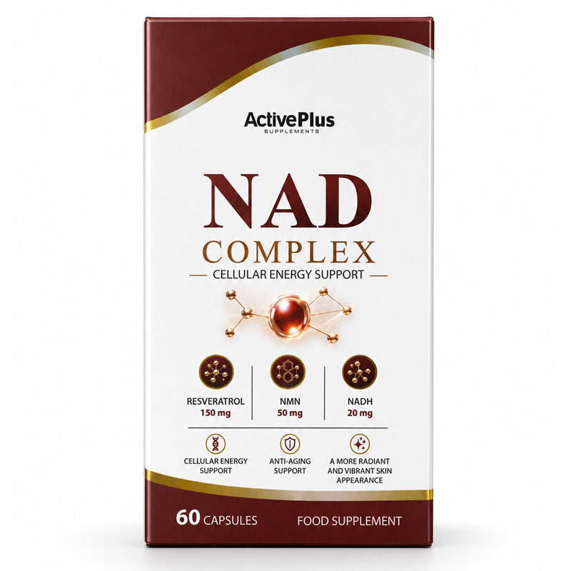 Active Plus NAD Complex Cellular Energy Support 60 Capsules