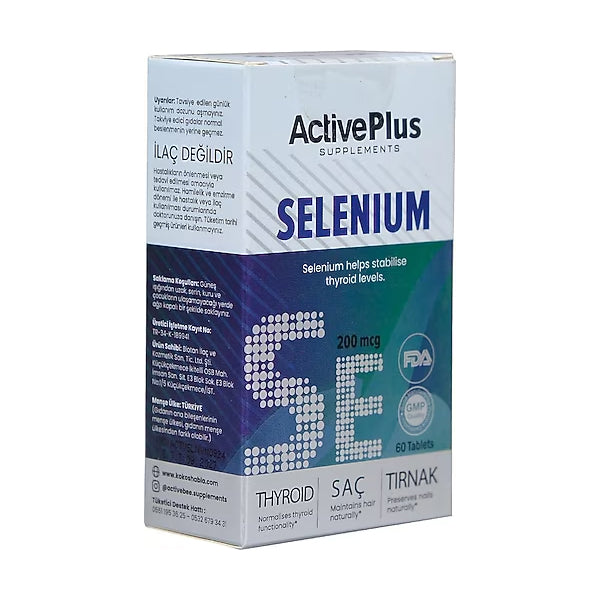 Active Plus Selenium Dietary Supplement 60 Tablets