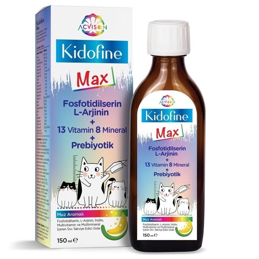 Acvison KidoFine Maxi Liquid Multivitamin Supplement 150ml