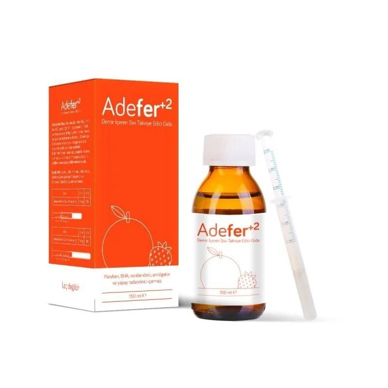 Bebemed Adefer +2 Iron Liquid Dietary Supplement 150ml