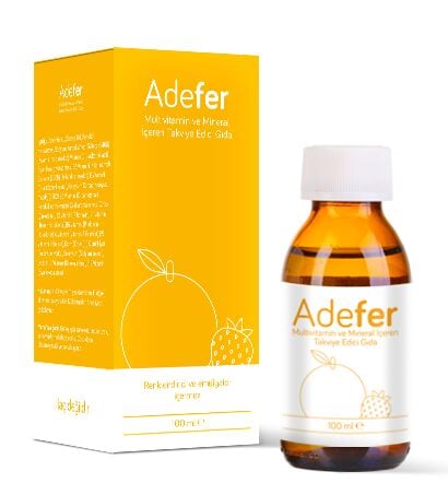 Adefer Honey Multivitamin Syrup for Daily Support 100ml