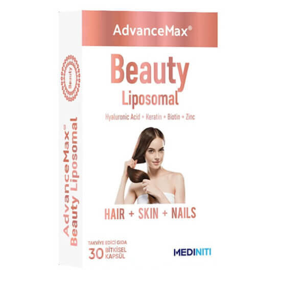Advancemax Beauty Liposomal Hyaluronic Acid & Biotin 30 Capsules