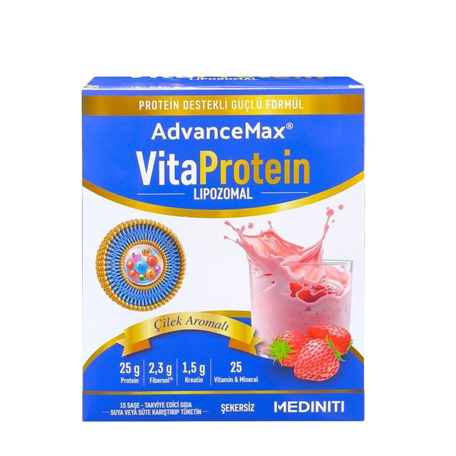 Advancemax Vitaprotein Liposomal Protein Supplement 15 Sachets