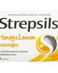 Strepsils Honey and Lemon 24 lozenges front