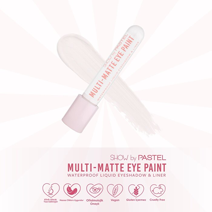 Show By Pastel Waterproof Multi-Matte Eye Paint 80 Real One - Long-Lasting Formula | 4.2ml