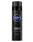 NIVEA Men Deep Dimension Shaving Gel 200ml - With Active Charcoal
