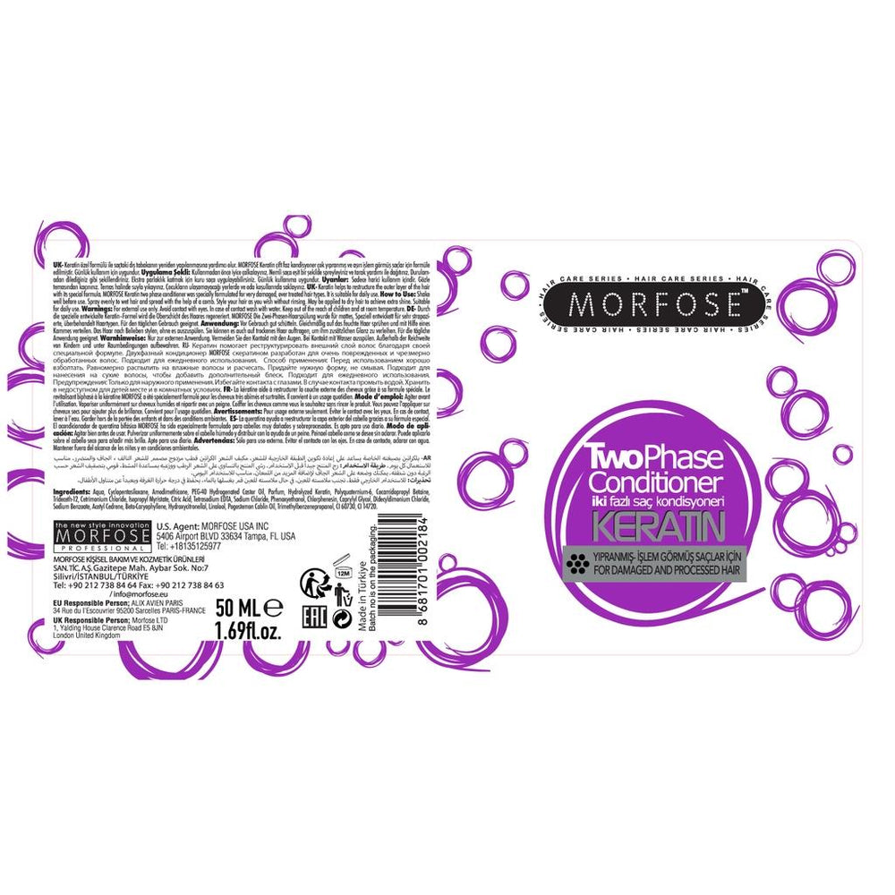 Morfose Keratin Two-Phase Hair Conditioner Spray 50 ml