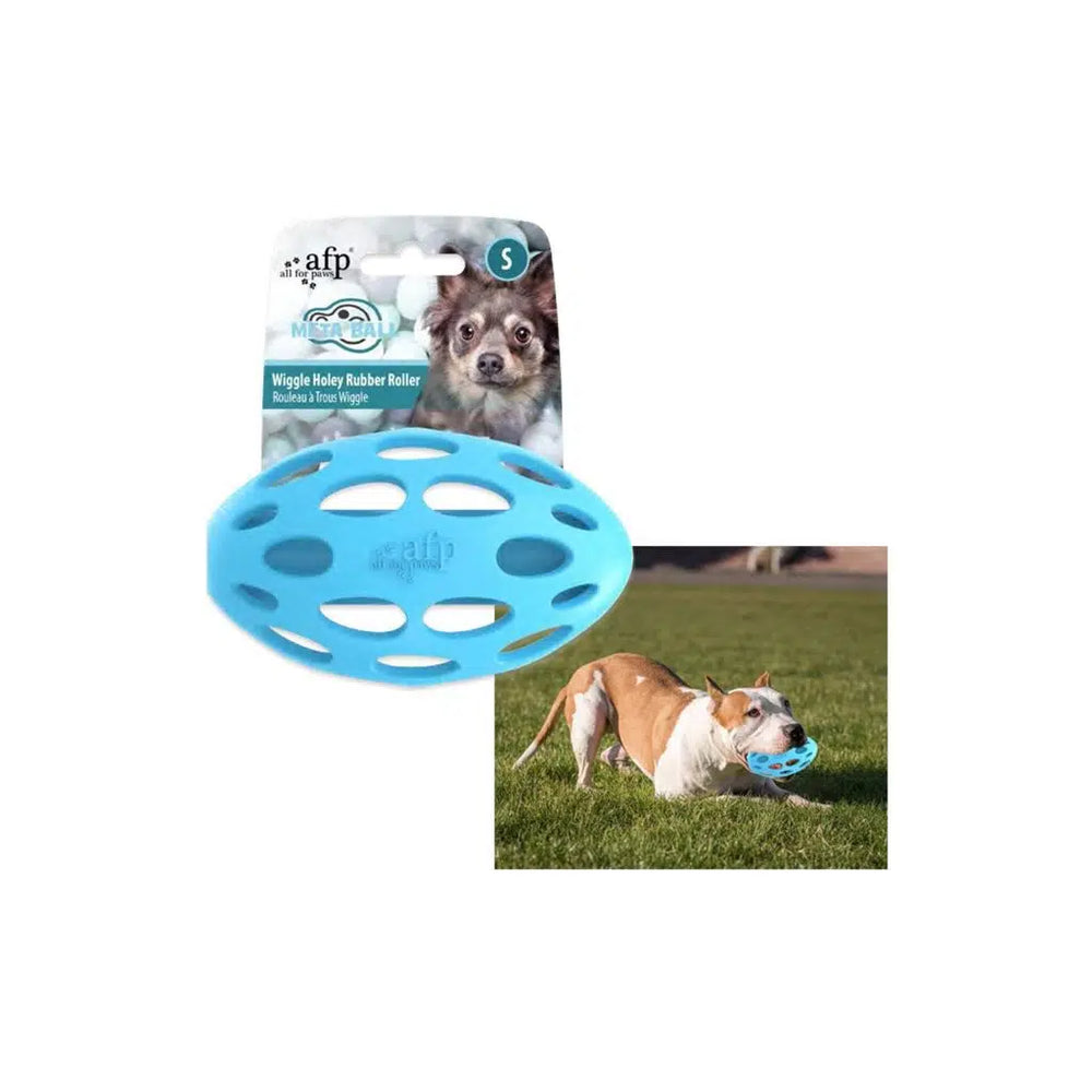 Afp Meta Ball Squeaky Cylinder Dog Toy Medium 11.5x7x7cm
