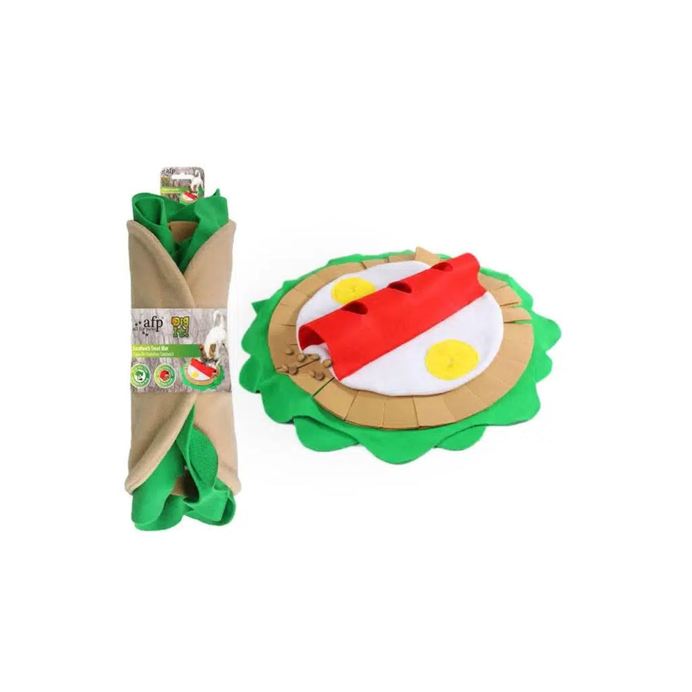 Afp Sandwich Snuffle Mat Interactive Pet Enrichment Toy 56x56x8 cm