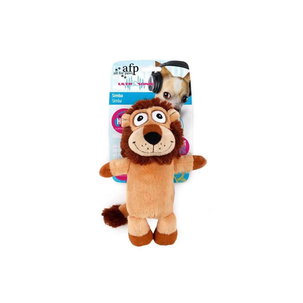 AFP Ultrasonic Lion Interactive Plush Dog Toy 24x17x8 cm