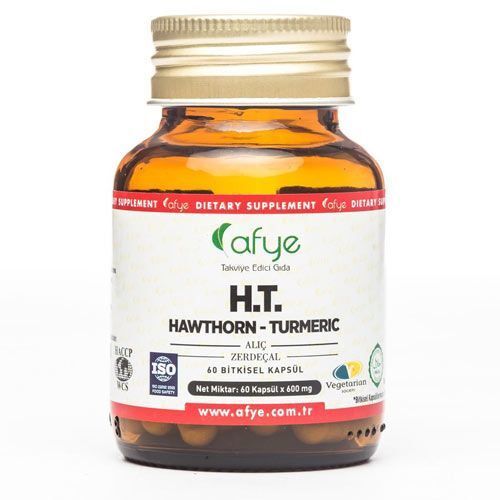 Afye Hawthorn Turmeric Dietary Supplement 60 Capsules