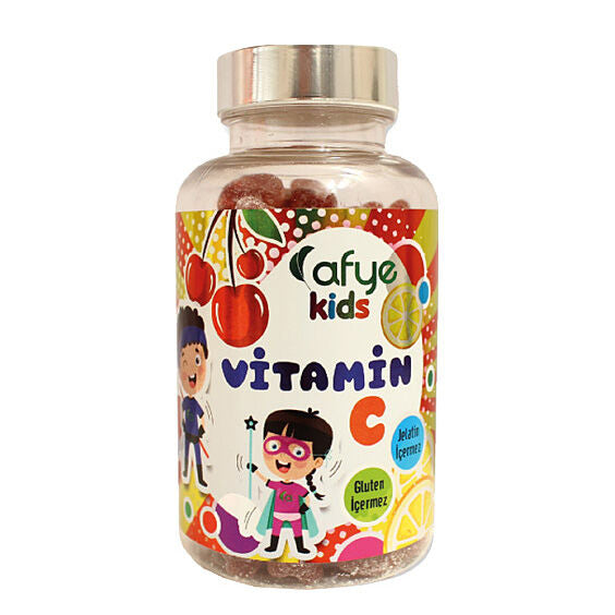 Afye Kids Acerola &amp; Vitamin C Gummies for Kids &amp; Adults - 50 Bears