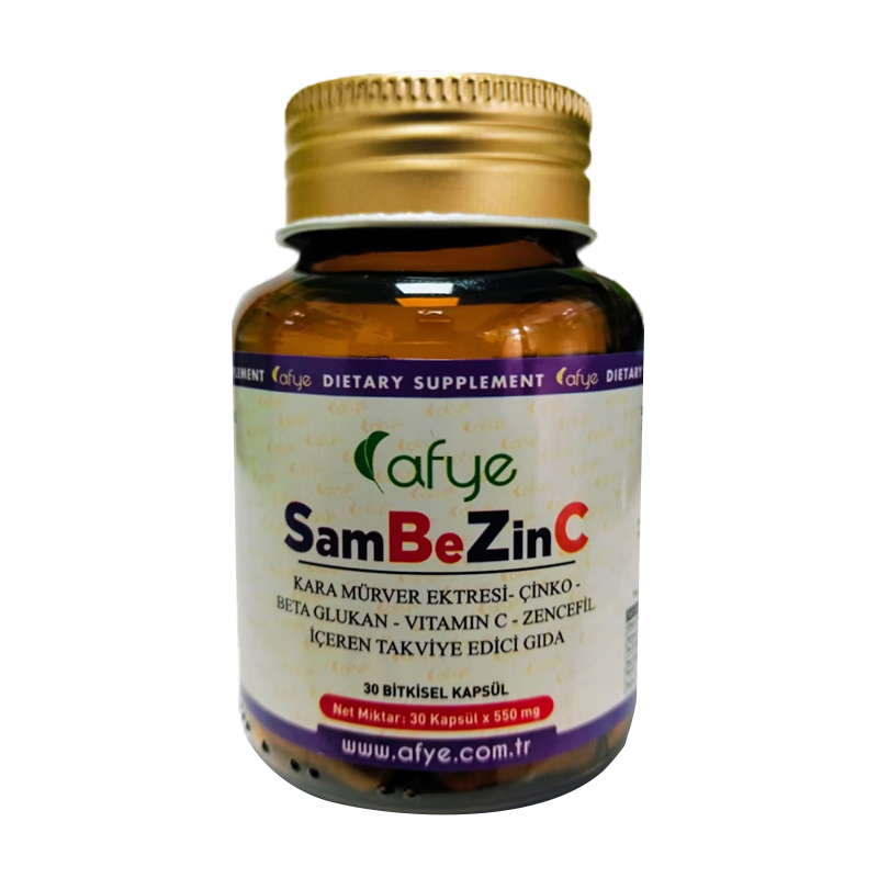 Afye SamBeZinC Elderberry, 30 Capsules