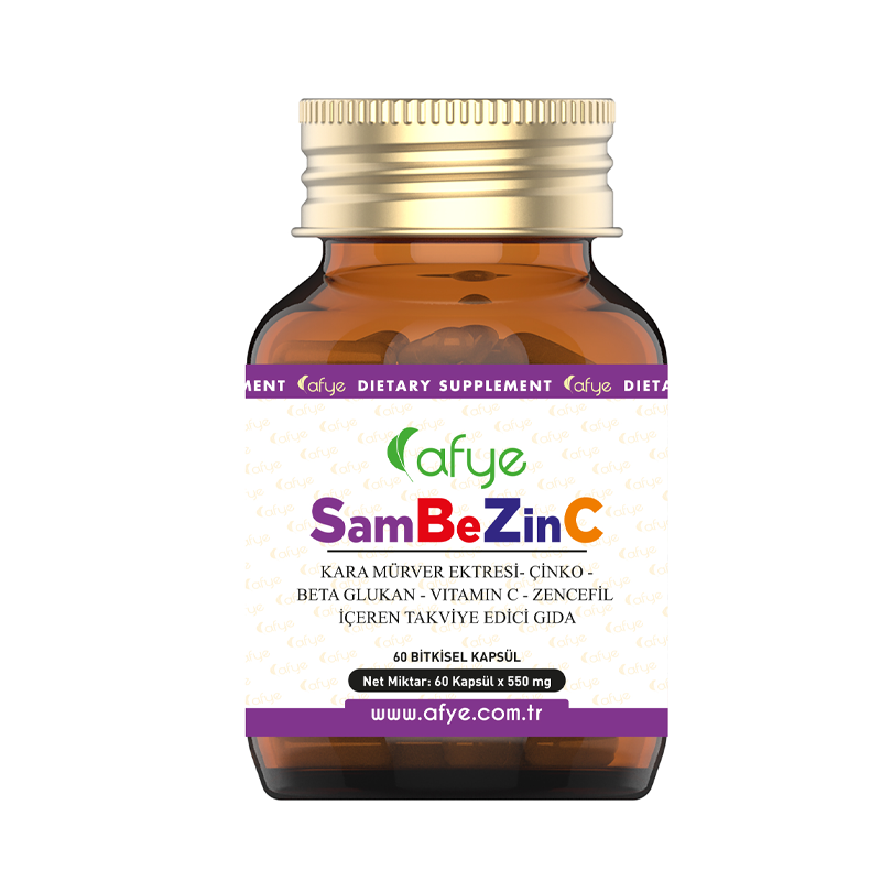 Afye SamBeZinC Elderberry & Zinc Supplement 60 Capsules