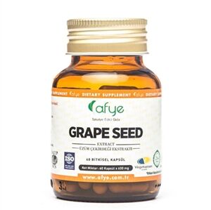 Afye Grape Seed Extract Dietary Supplement 60 Capsules