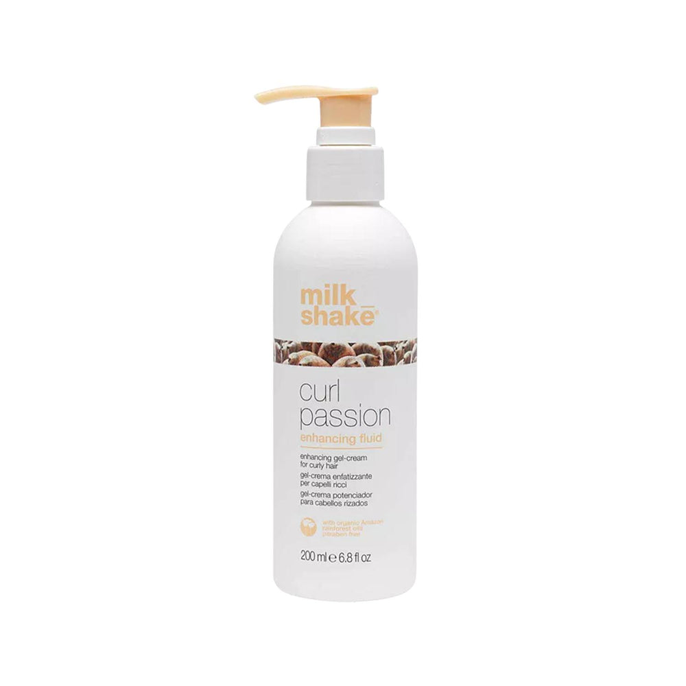 milk_shake Curl Passion Enhancing Fluid - 200ml Curl Defining Cream for Curly Hair, Strengthening & Frizz - Hair Styling
