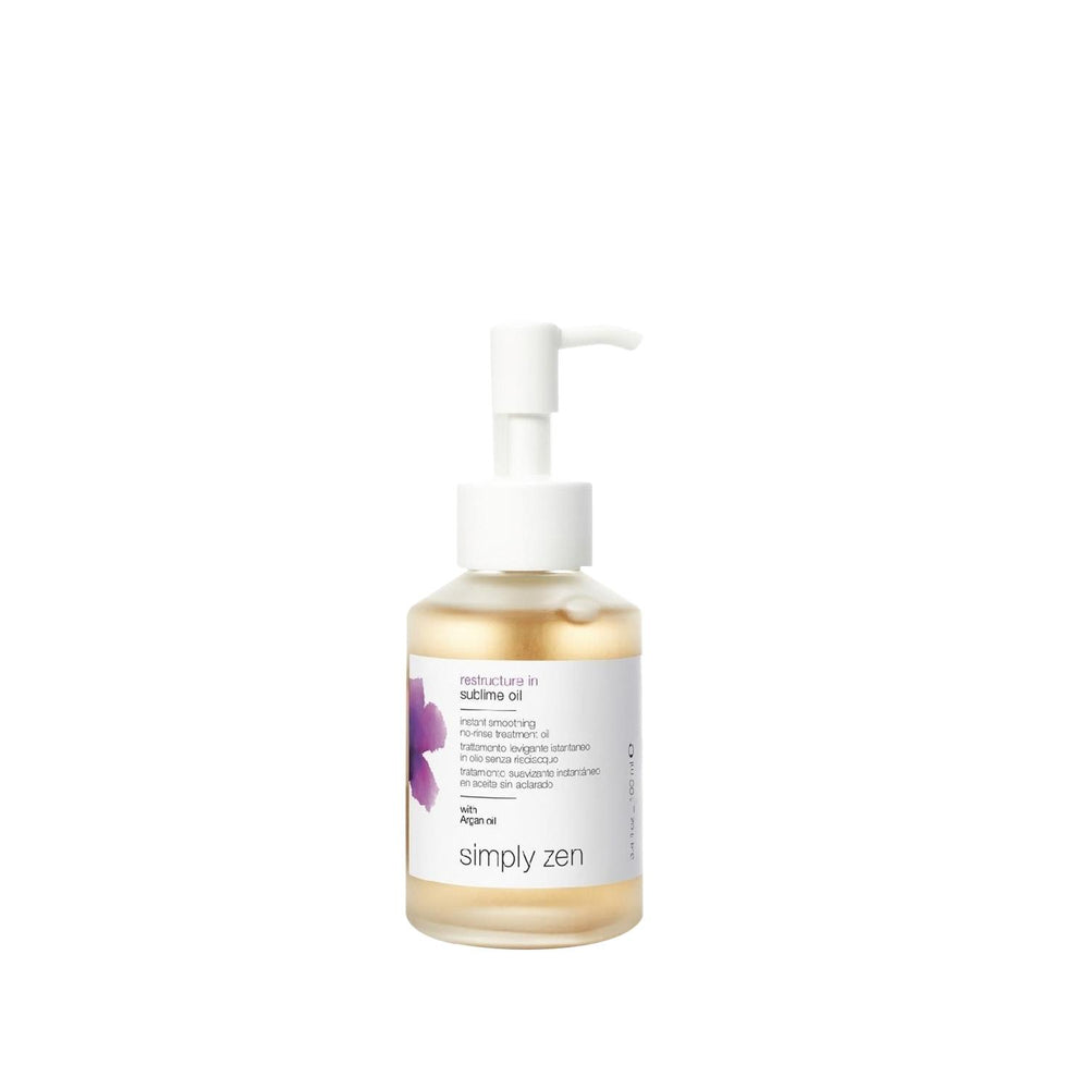 Simply Zen Hair Care Oil - Restructure in Sublime Saç Bakım Yağı 100ml for Damaged Hair Nourishment Simply Zen Hair Care Oil for Damaged Hair hair care oil, restructure hair oil, Simply Zen hair care, hair nourishment oil, Sublime hair restructuring oil, damaged hair care, dry hair solution, hair moisturizing oil, hair restructuring oil, natural hair care, hair repair, hair health, Simply Zen products