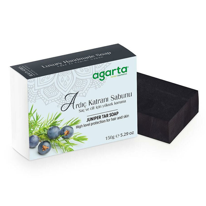 Agarta Juniper Tar Soap Purifying Bar 150g