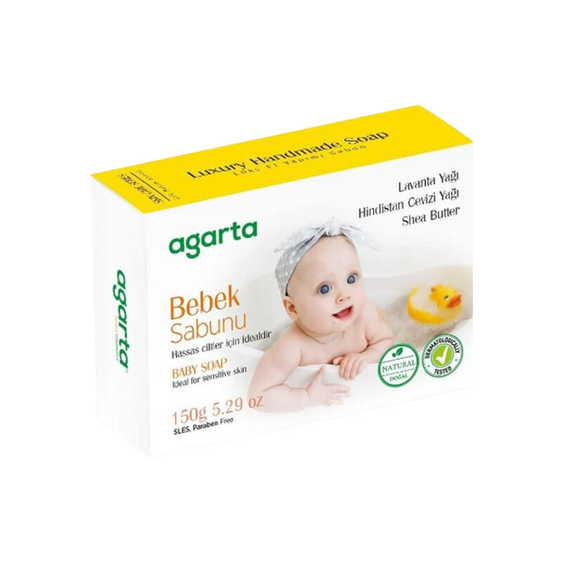 Agarta Natural Baby Soap with Lavender & Shea Butter 150g
