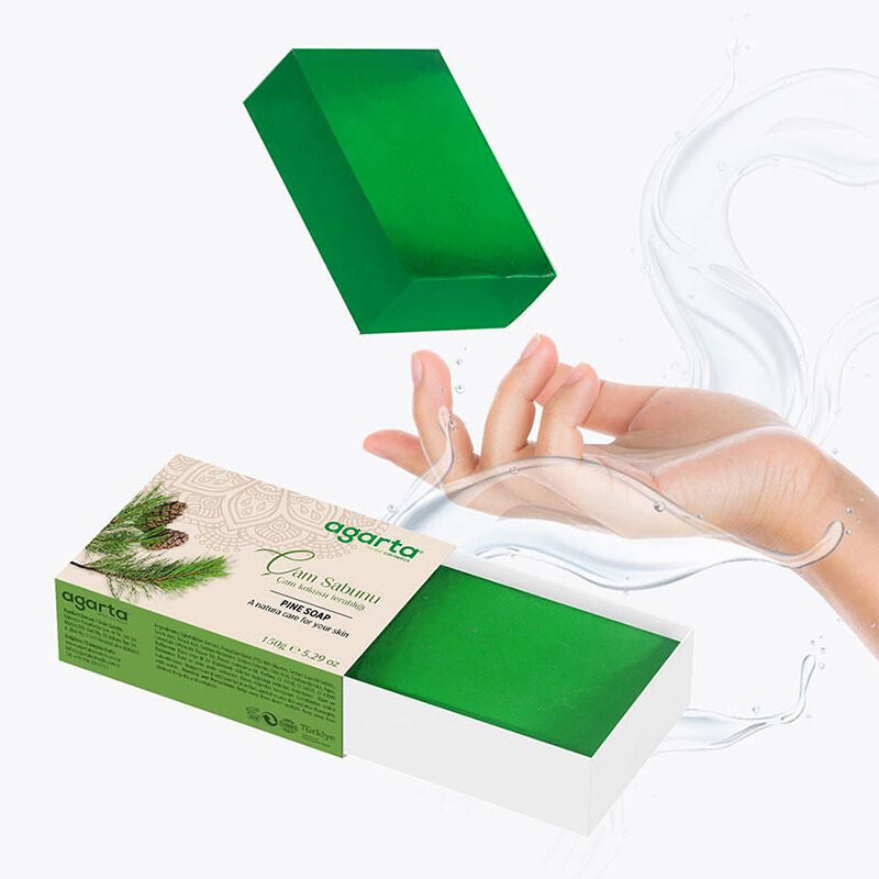 Agarta Natural Pine Soap Purifying Cleansing Bar 150g