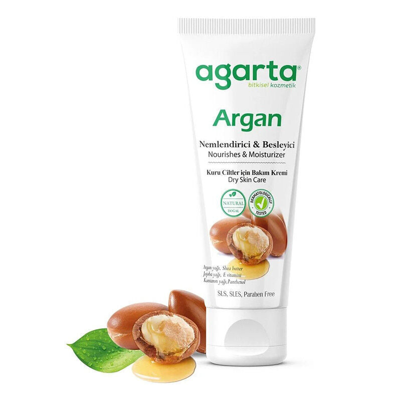 Agarta Natural Argan Cream for Dry Skin 75 ml