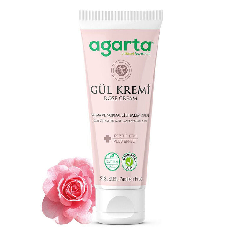 Agarta Natural Rose Cream Moisturizing Care 75 ml