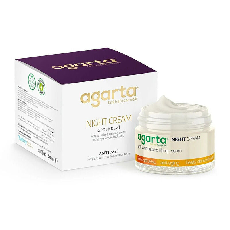 Agarta Natural Night Cream with Vitamin E 50 ml