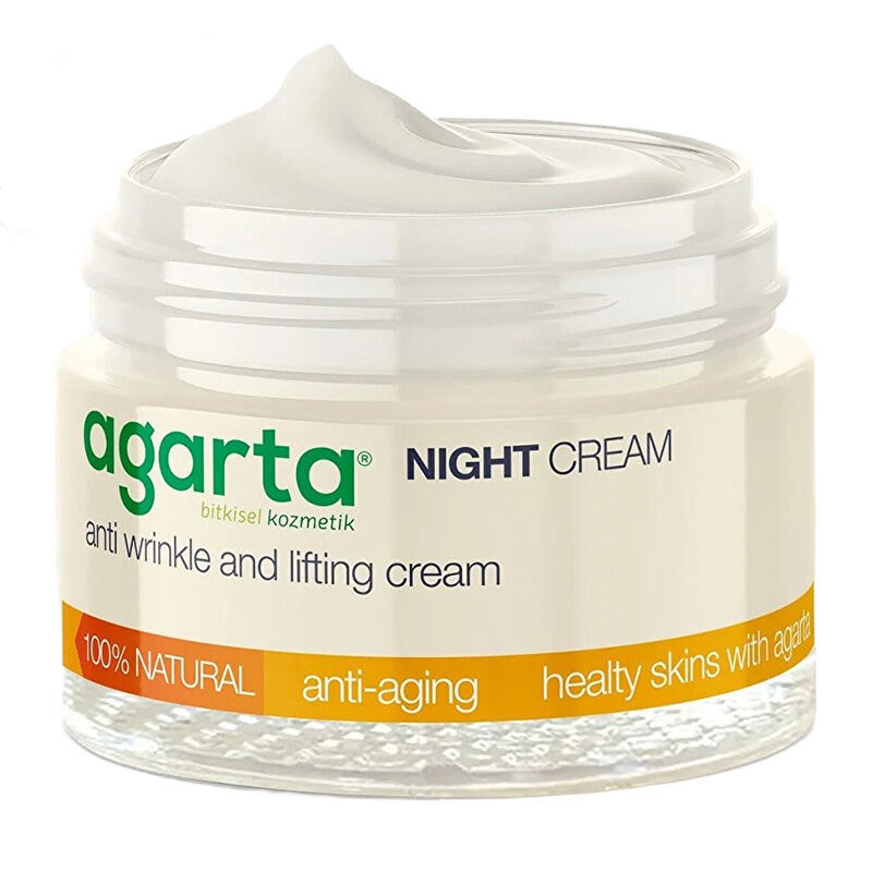 Agarta Natural Night Cream with Vitamin E 50 ml