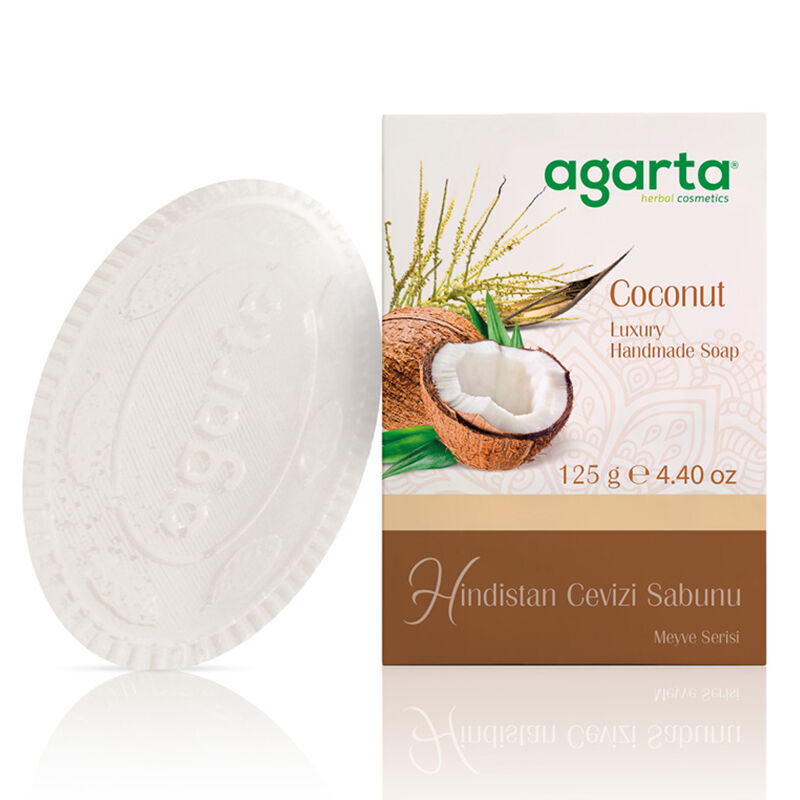 Agarta Coconut Oil Natural Soap for Face & Body 125g