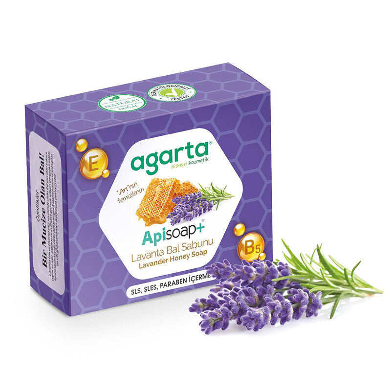 Agarta Lavender Honey Soap for Sebum Balance 125g